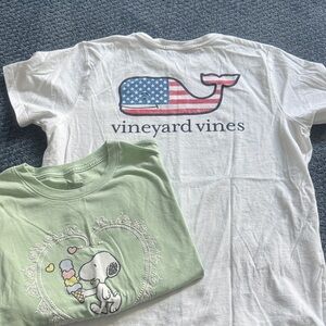 Peanuts and vineyard vines  T-Shirts